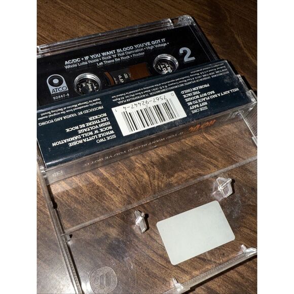 If You Want Blood You've Got I by AC/DC (Cassette, 1994) - Picture 3 of 4